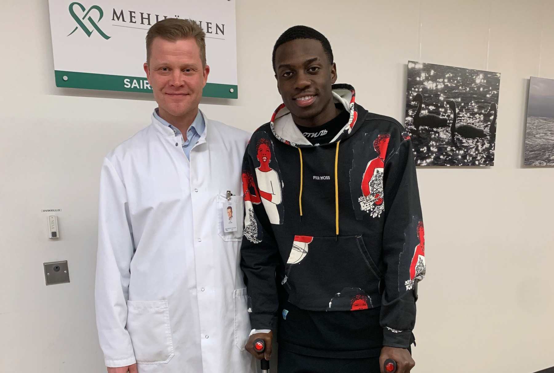 Timothy Weah was operated in Turku